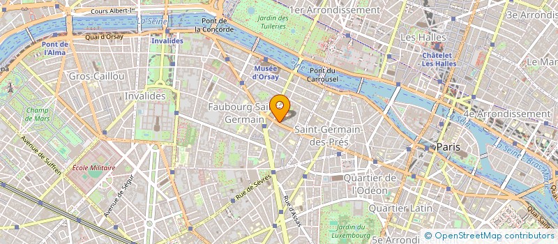 localisation de l'entreprise CONCEPT CUISINES SAINT-GERMAIN à PARIS