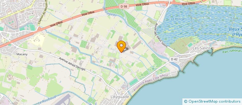 localisation de l'entreprise CONCEPT CY ELEC à HYERES