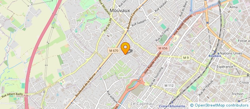 localisation de l'entreprise CONCEPT D IMMOBILIER à MOUVAUX
