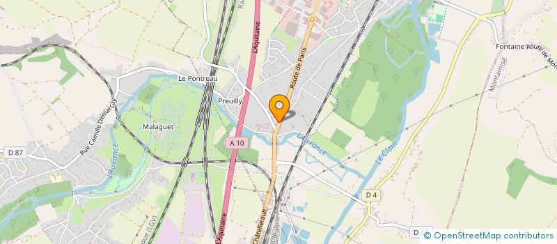 localisation de l'entreprise CONCEPT D'O à CHASSENEUIL-DU-POITOU