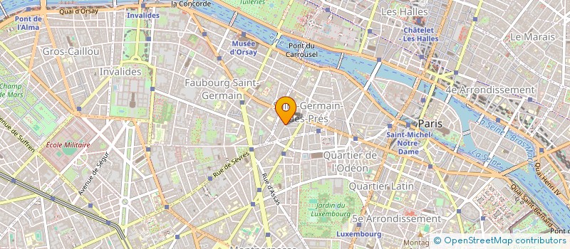 localisation de l'entreprise CONCEPT DACOUAR SARL  PARIS