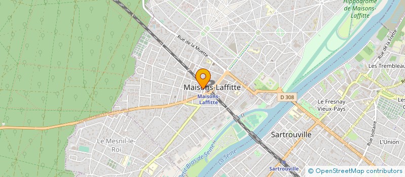 localisation de l'entreprise CONCEPT DANSE FOUCHET à MAISONS-LAFFITTE