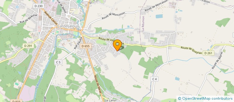 localisation de l'entreprise CONCEPT DATACENTER SOLUTIONS  CASTELJALOUX