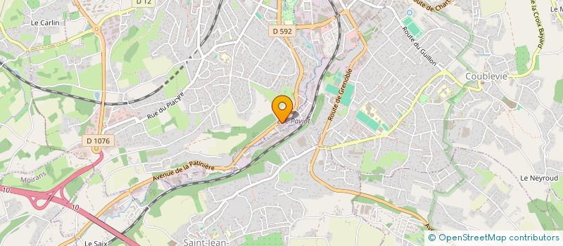 localisation de l'entreprise CONCEPT DECO PRO à VOIRON