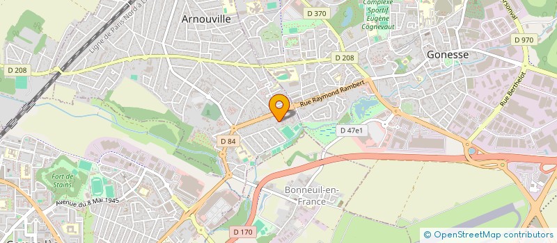 localisation de l'entreprise CONCEPT DECOR à ARNOUVILLE