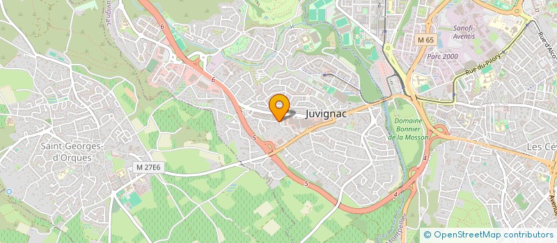 localisation de l'entreprise CONCEPT DESIGN 34 à JUVIGNAC
