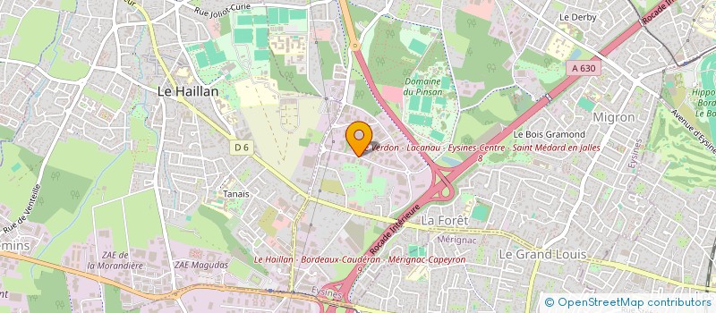 localisation de l'entreprise CONCEPT DESIGN DE L'HABITAT  EYSINES