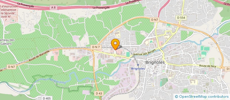 localisation de l'entreprise CONCEPT DESIGN RENOVATION à BRIGNOLES
