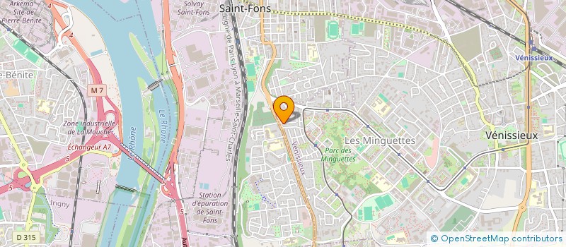 localisation de l'entreprise CONCEPT DESIGN SAS  VENISSIEUX