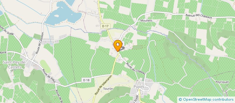 localisation de l'entreprise CONCEPT & DEVELOPPEMENT à PUJOLS