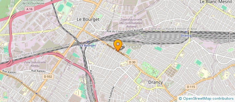 localisation de l'entreprise CONCEPT DIFFUSION  DRANCY