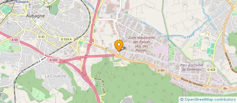 localisation de l'entreprise CONCEPT DISTRIBUTION  AUBAGNE