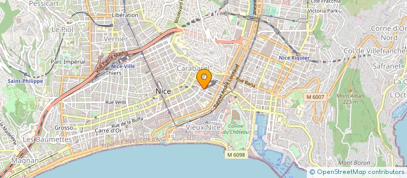 localisation de l'entreprise CONCEPT DISTRIBUTION FRANCE INDUSTRIE  NICE