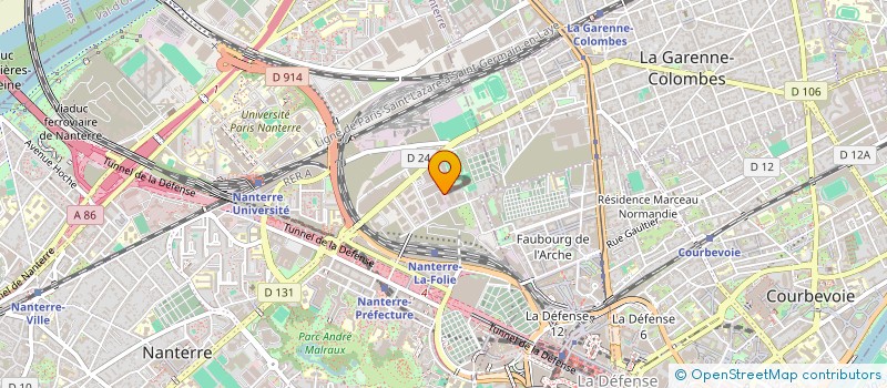 localisation de l'entreprise CONCEPT DU BATIMENT FRANCAIS à NANTERRE