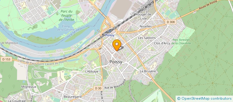 localisation de l'entreprise CONCEPT EAU à POISSY