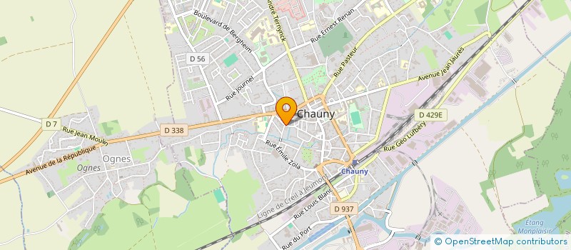 localisation de l'entreprise CONCEPT'ECO à CHAUNY