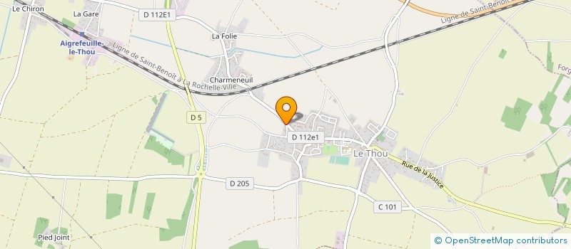 localisation de l'entreprise CONCEPT ECO BATI  LE THOU