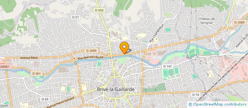 localisation de l'entreprise CONCEPT & ECONOMIE à BRIVE-LA-GAILLARDE
