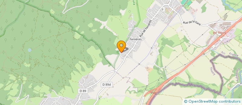 localisation de l'entreprise CONCEPT ELEC 01  THOIRY