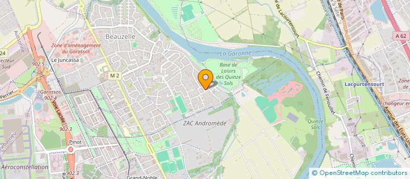 localisation de l'entreprise CONCEPT ELEC 31 à BLAGNAC