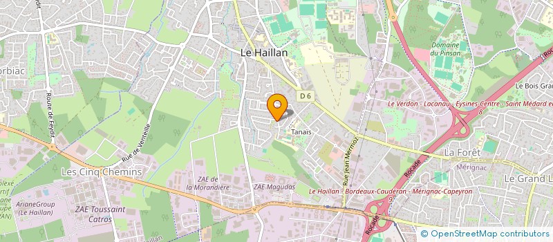 localisation de l'entreprise CONCEPT'ELEC à LE HAILLAN