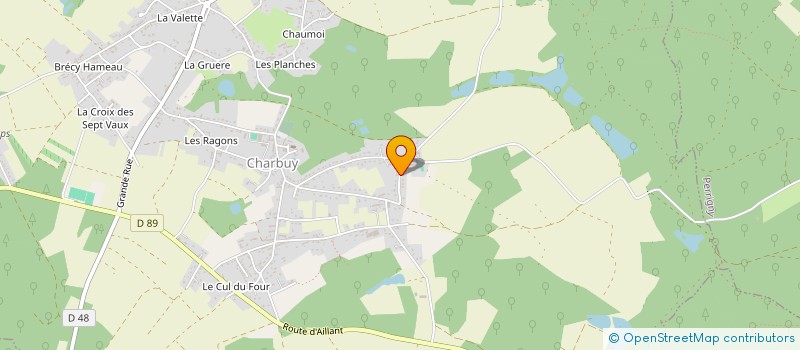 localisation de l'entreprise CONCEPT' ELEC  CHARBUY