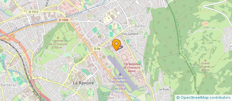 localisation de l'entreprise CONCEPT ELEC  CHAMBERY