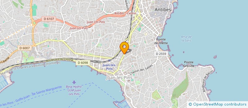 localisation de l'entreprise CONCEPT ELEC à ANTIBES