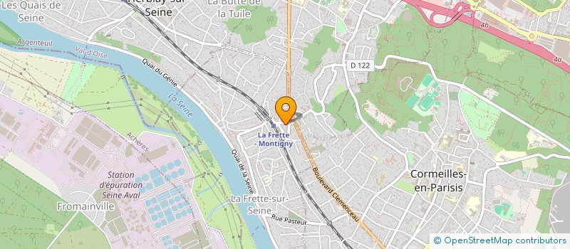 localisation de l'entreprise CONCEPT ELECTRIC  LA FRETTE-SUR-SEINE