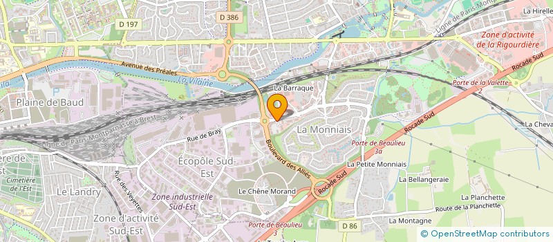 localisation de l'entreprise CONCEPT ELIAN CONSTRUCTION à CESSON-SEVIGNE