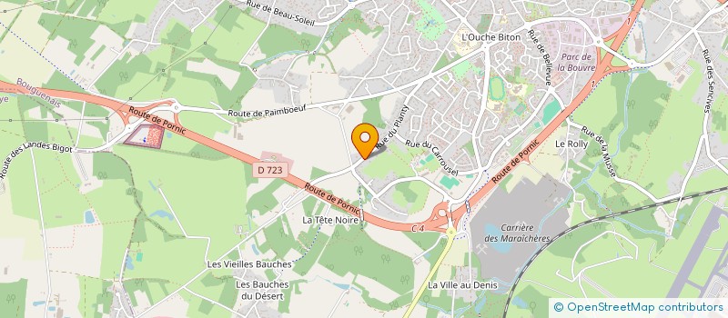 localisation de l'entreprise CONCEPT ENDUIT à BOUGUENAIS