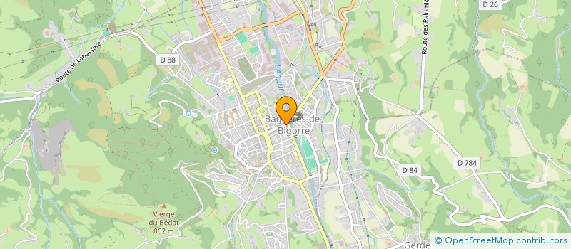 localisation de l'entreprise CONCEPT ENERGIE  BAGNERES-DE-BIGORRE