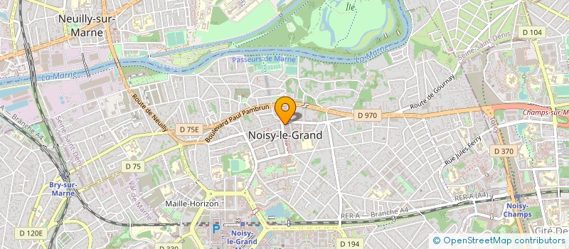 localisation de l'entreprise CONCEPT ENERGY à NOISY-LE-GRAND