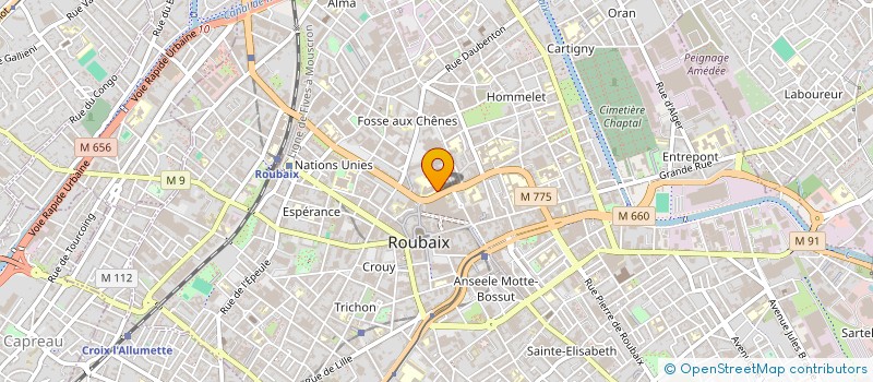 localisation de l'entreprise CONCEPT ENERGY  ROUBAIX