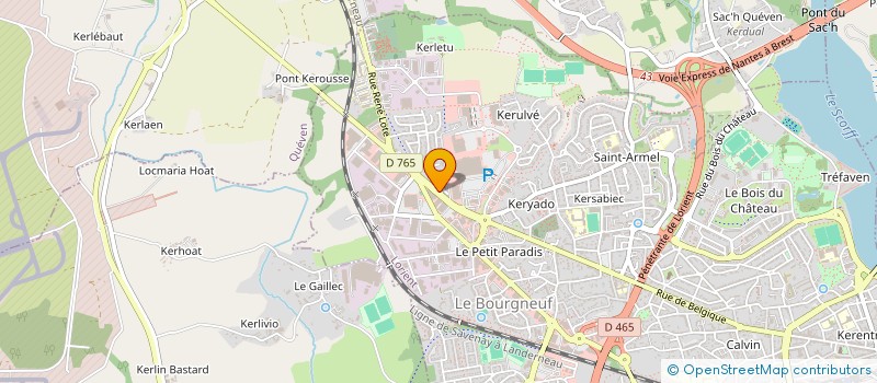 localisation de l'entreprise CONCEPT ENSEIGNES à LORIENT