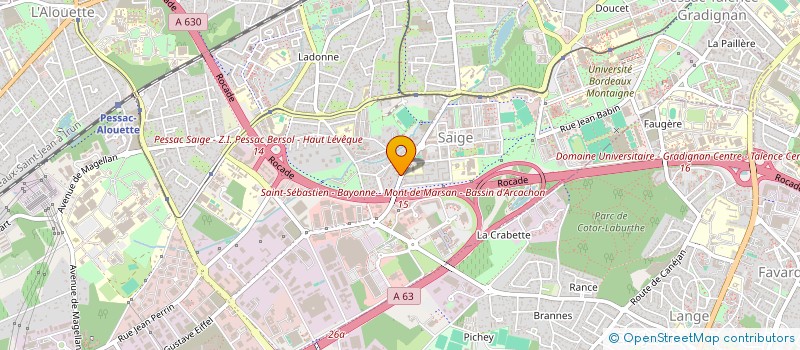 localisation de l'entreprise CONCEPT ENTREPRISE INFORMATIQUE à PESSAC