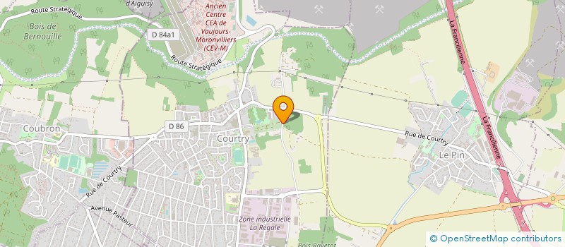 localisation de l'entreprise CONCEPT ENTRETIEN BATIMENT INDUSTRIE à COURTRY