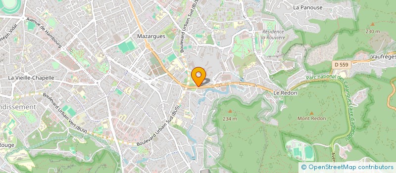 localisation de l'entreprise CONCEPT ENVIRONNEMENT QUARTIER SUD à MARSEILLE