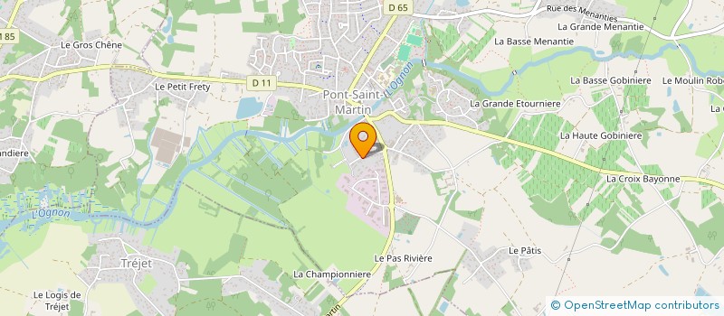 localisation de l'entreprise CONCEPT ESPACE  PONT-SAINT-MARTIN