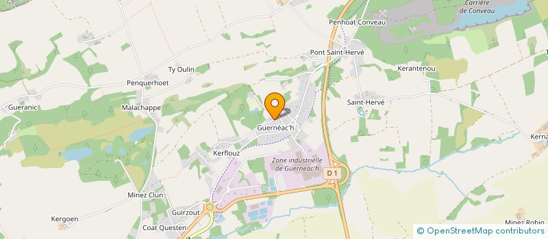 localisation de l'entreprise CONCEPT ESPACES VERTS à GOURIN