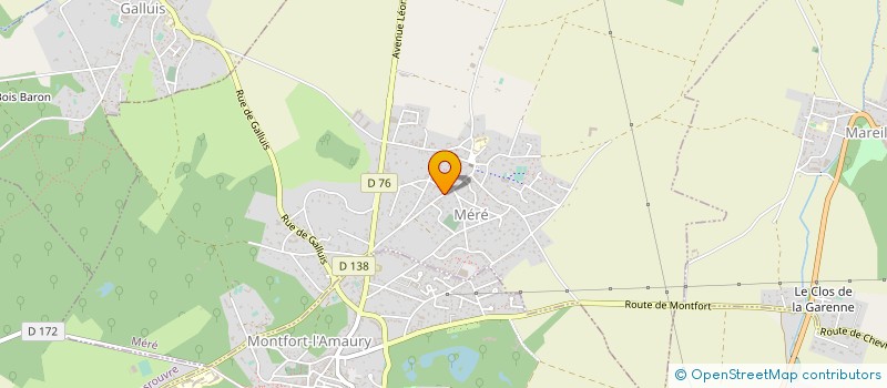 localisation de l'entreprise CONCEPT ET CREATION 78  MONTFORT-L'AMAURY