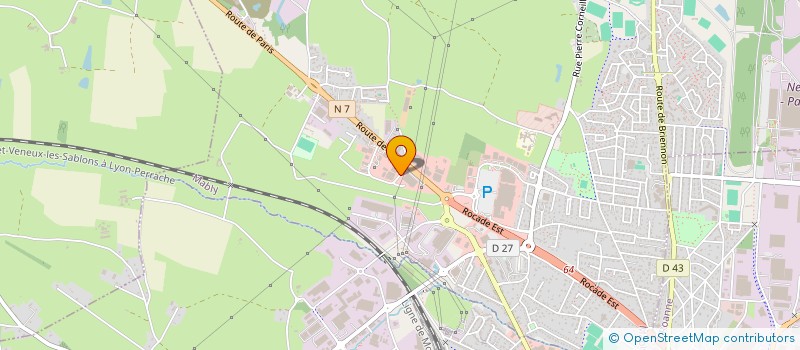 localisation de l'entreprise CONCEPT ET DESIGN ROANNAIS CDR à MABLY