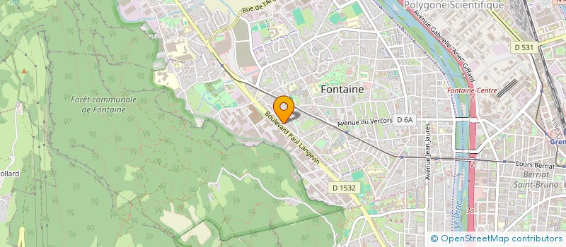 localisation de l'entreprise CONCEPT ET DEVELOPPEMENT  FONTAINE