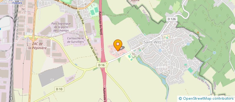 localisation de l'entreprise CONCEPT ET DEVELOPPEMENTS  SAINT-WITZ