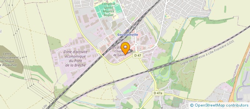 localisation de l'entreprise CONCEPT ET ETUDES INDUSTRIELLES à GOUSSAINVILLE