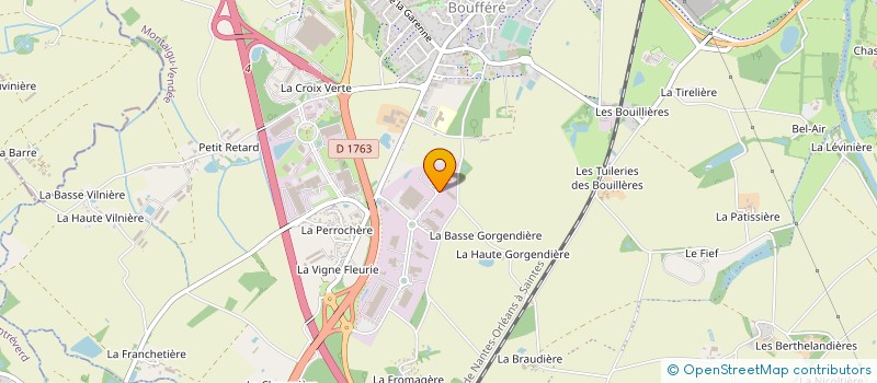 localisation de l'entreprise CONCEPT ET FABRICATION à MONTAIGU-VENDEE
