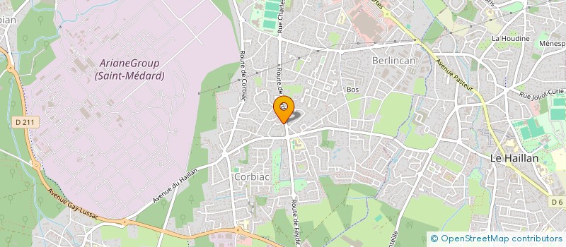 localisation de l'entreprise CONCEPT ET GESTION  SAINT-MEDARD-EN-JALLES