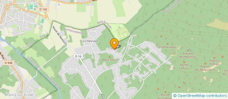 localisation de l'entreprise CONCEPT ET LANGAGE SARL KATIA GANDWERG  NOISY-SUR-ECOLE