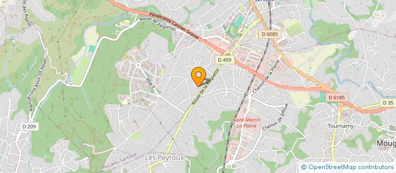 localisation de l'entreprise CONCEPT ET RENOVATION à MOUANS-SARTOUX