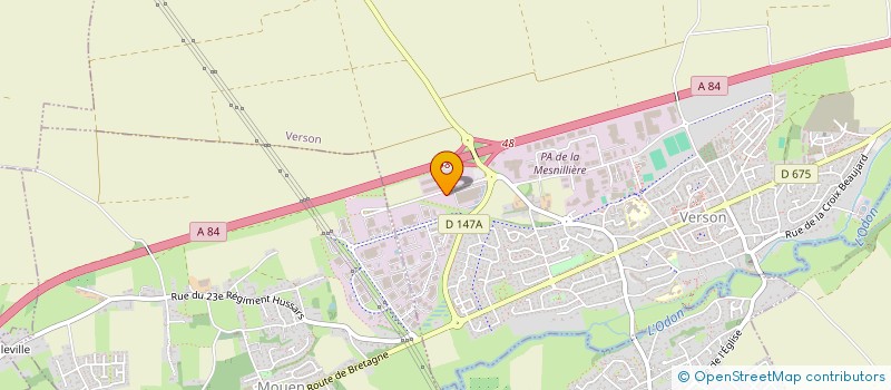 localisation de l'entreprise CONCEPT ET SOLUTIONS  VERSON